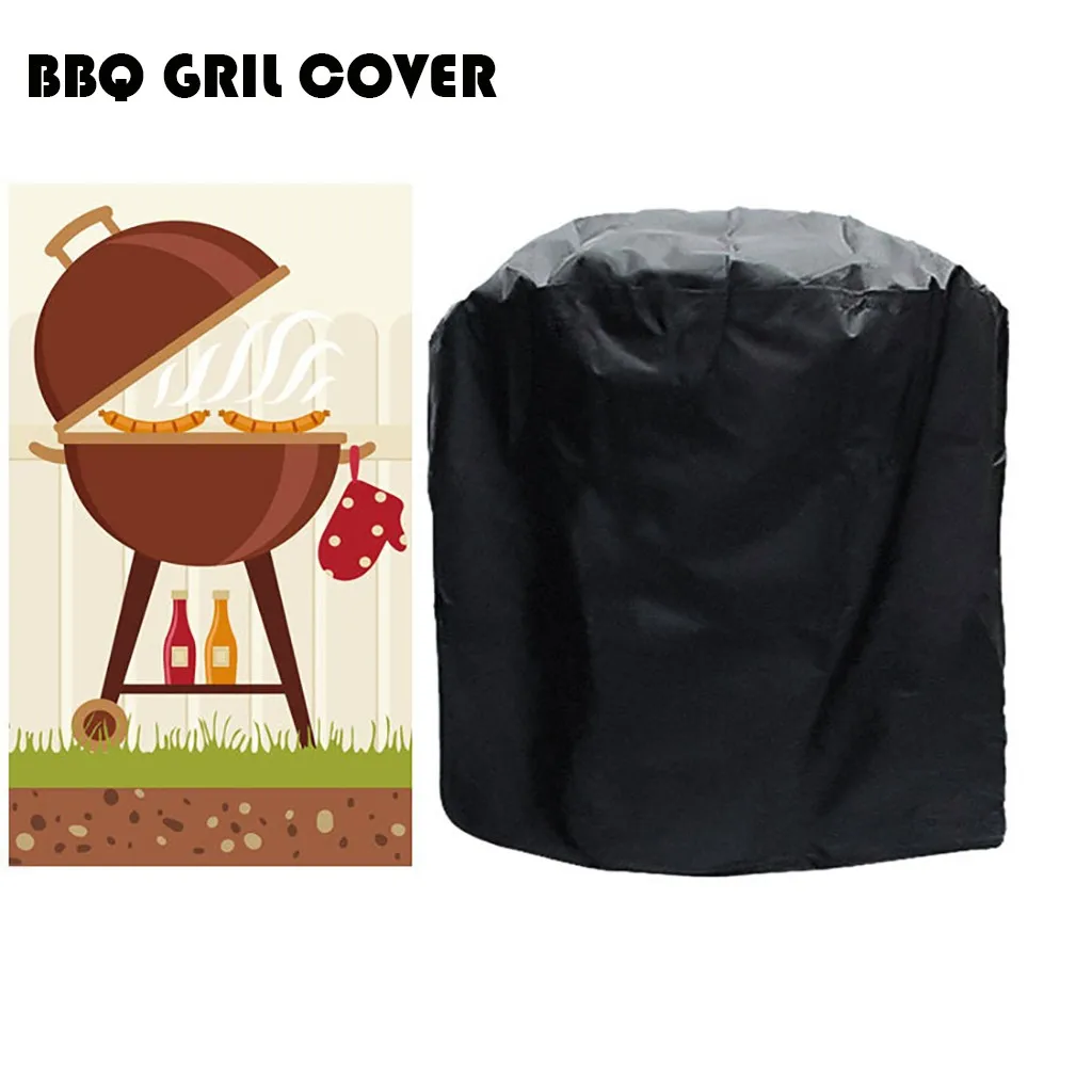 Waterproof BBQ Cover Heavy Duty 28inch BBQ Accessories Grill Cover Rain Barbacoa Anti Dust Rain Gas Charcoal Electric Barbeque