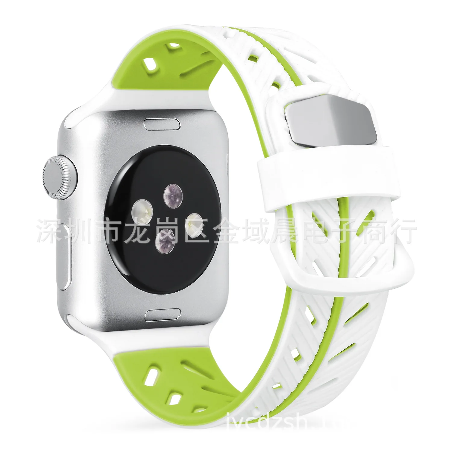 Подходит для APPLE IWatch Apple Watch ремешок ТПУ силиконовый ремешок для часов двойной цвет ремешок для часов стиль