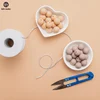 Let's Make Silicone Beads 12MM/15MM/20MM Set Ins Style Color System Baby DIY Toys No FPA Edible Food Grade Silicone Kid Gifts 5
