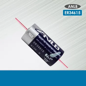 

1pc ANLB 3.6V ER34615 34615 Size 34.2*61.5mm 19000MAH Non-rechargeable D LiSOCl2 lithium batteries for 10years with pins