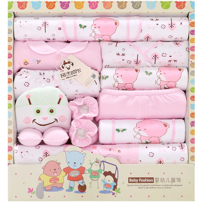 

PCS Newborn Baby Clothes Set Carton Set with Gift Bag