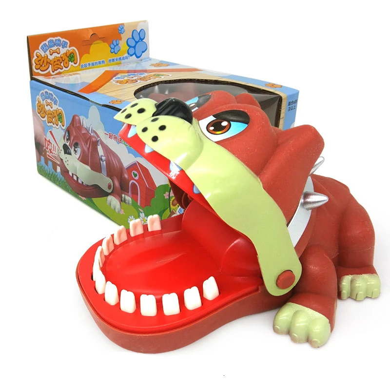 Новинка, новые игрушки, Новые Креативные растения крокодила против зомби, модель, укус рта, пальчиковые игры, забавные приколы, игрушки для детей - Цвет: fierce dog
