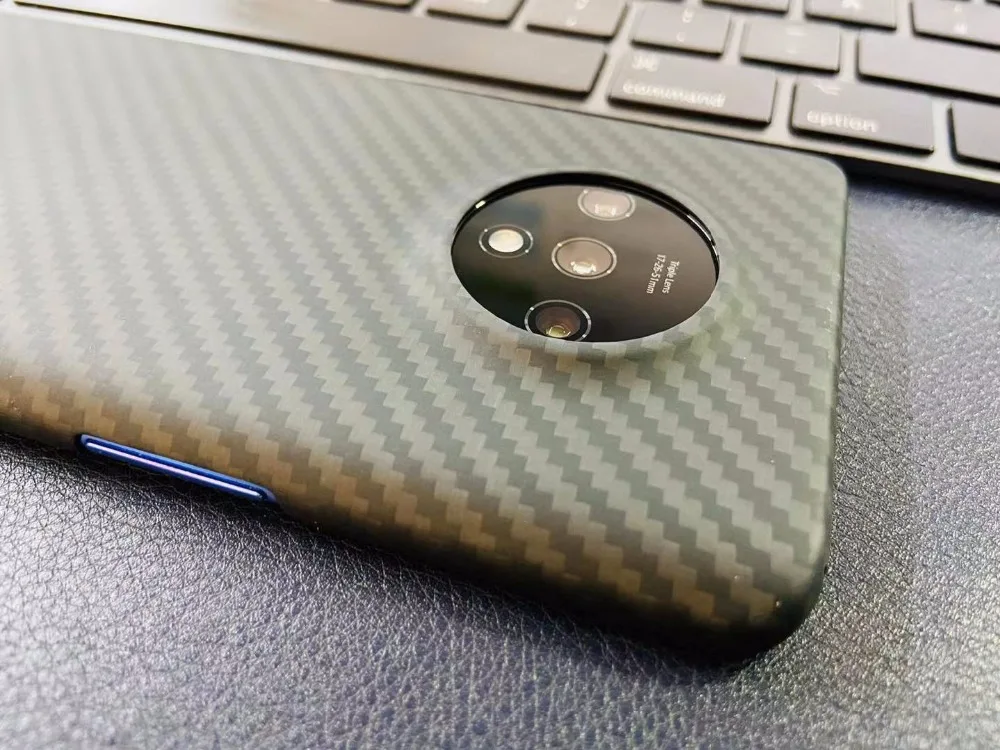 Ультратонкая жесткая Роскошная задняя крышка для OnePlus 7t из углеродного волокна, матовый чехол для телефона для OnePlus 7t