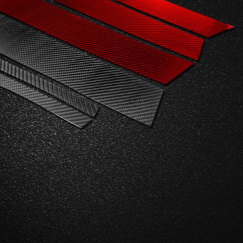 Carbon Fiber Car Window B-pillars Decorative Stickers FOR Alfa Romeo Giulia 2017-2019 Car Styling Trim Accessories