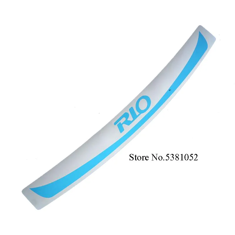 Car Interior Rear Bumper Protector Sill Cover Trim Trunk RearGuard Door Plate For Kia Rio 2011-2015 2016 Accessories | Автомобили и