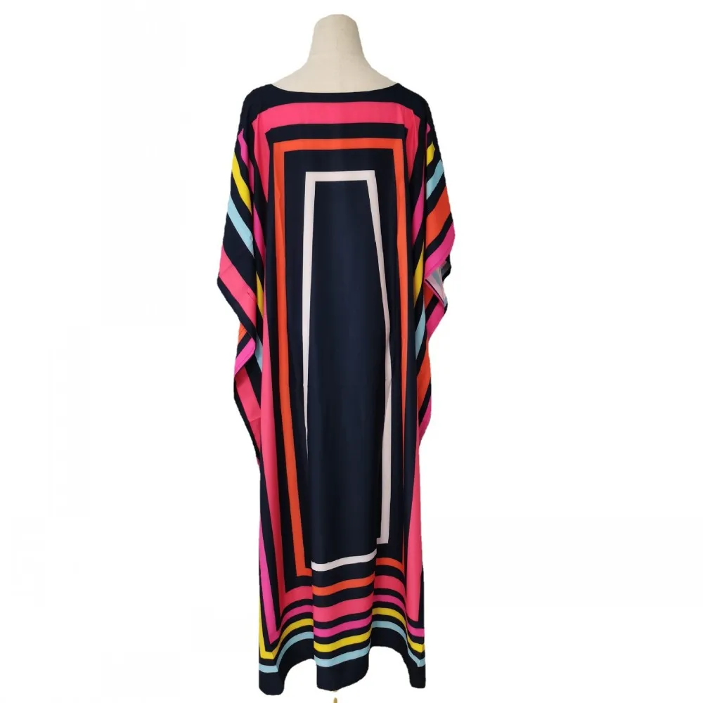 Sunscreen Clothing Beach Blouse African Womens New Style Printed Loose Robe 2022 Spring Vacation Leisure Long Skirt Outer Blouse