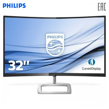

LCD Monitors Philips 328E9QJAB (0001) PC peripherals computer game monitor FHD MVA 31.5'' 1920х1080(FHD) VA Curved nonGLARE 250cd m2 H178° V178° 3000:1