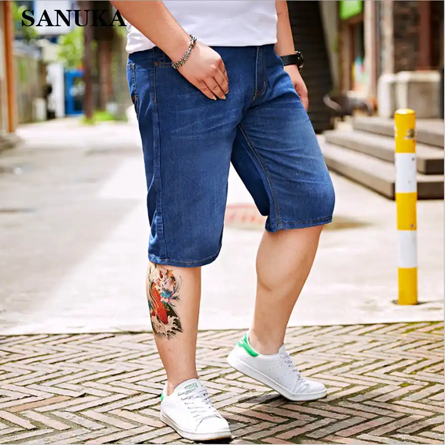 mens denim shorts 42 waist