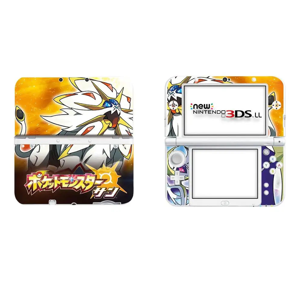 Pokemon Go Пикачу полное покрытие наклейка Кожа Наклейка для NEW 3DS XL Скины Наклейка s для NEW 3DS LL виниловая Защитная Наклейка