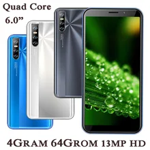 8a pro 6.0 Polegada smartphones 2sim telefones celulares rosto desbloqueado quad core ips android 4g ram 64g rom original celulares celular-telefone