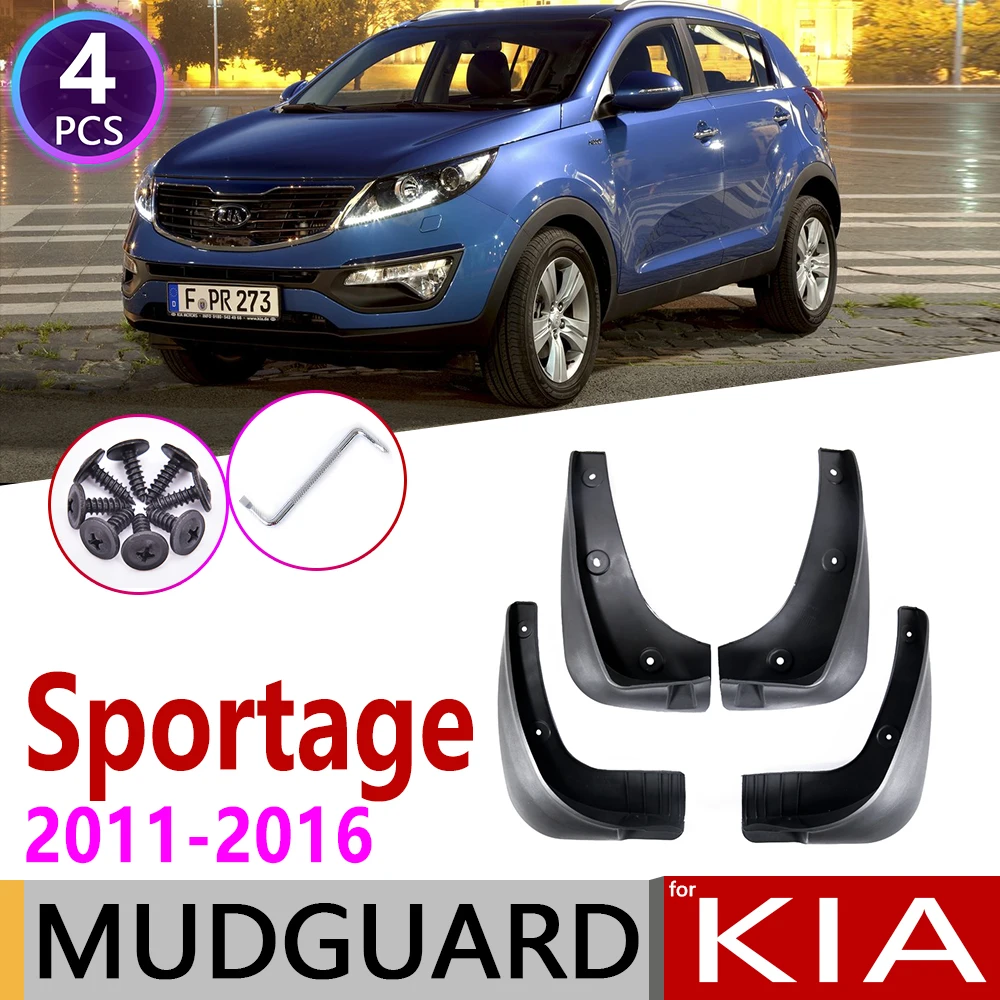 Передняя и задняя части для KIA Sportage SL 2011 ~ 2016 детали защиты от брызг 2012 2013 2014