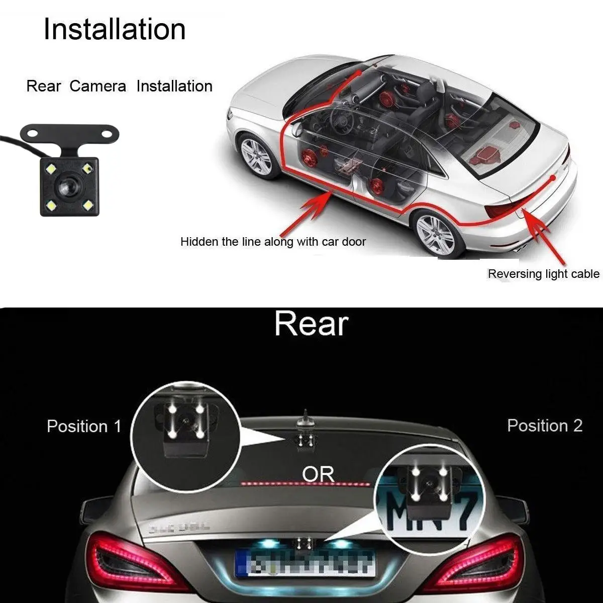  KROAK 1080P 4.5 inch FHD Car DVR Black Dashboard Night Vision Camera Video touching screen Recorder