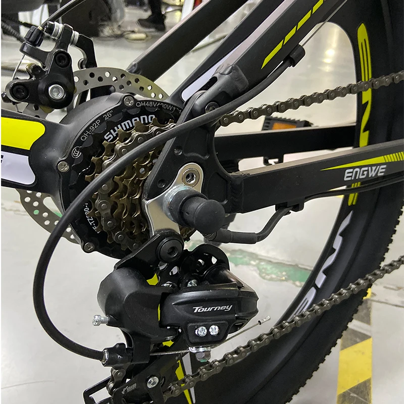 26 дюймовый электрический велосипед алюминиевый складной 400 Вт мощный Mottor 48V12.5A