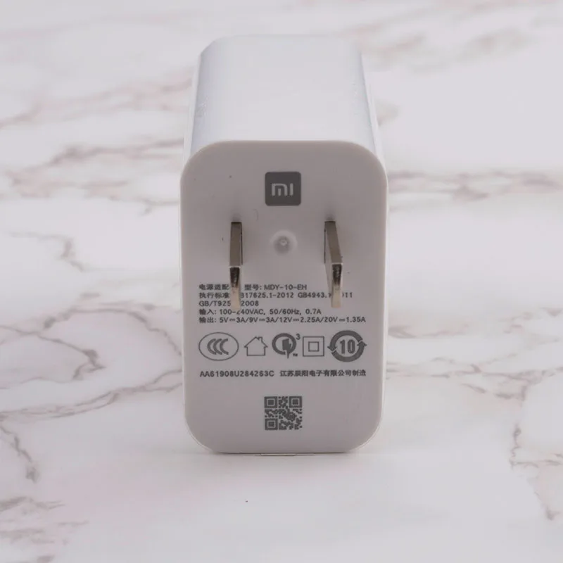 Original Xiaomi 27W Fast Charger QC 4.0 Turbo Adapter USB C Cable For Mi 9 10 9T Pro Max 3 Mix 3 A3 CC9 Redmi note 8 9 pro 8T 9s usb c fast charge Chargers