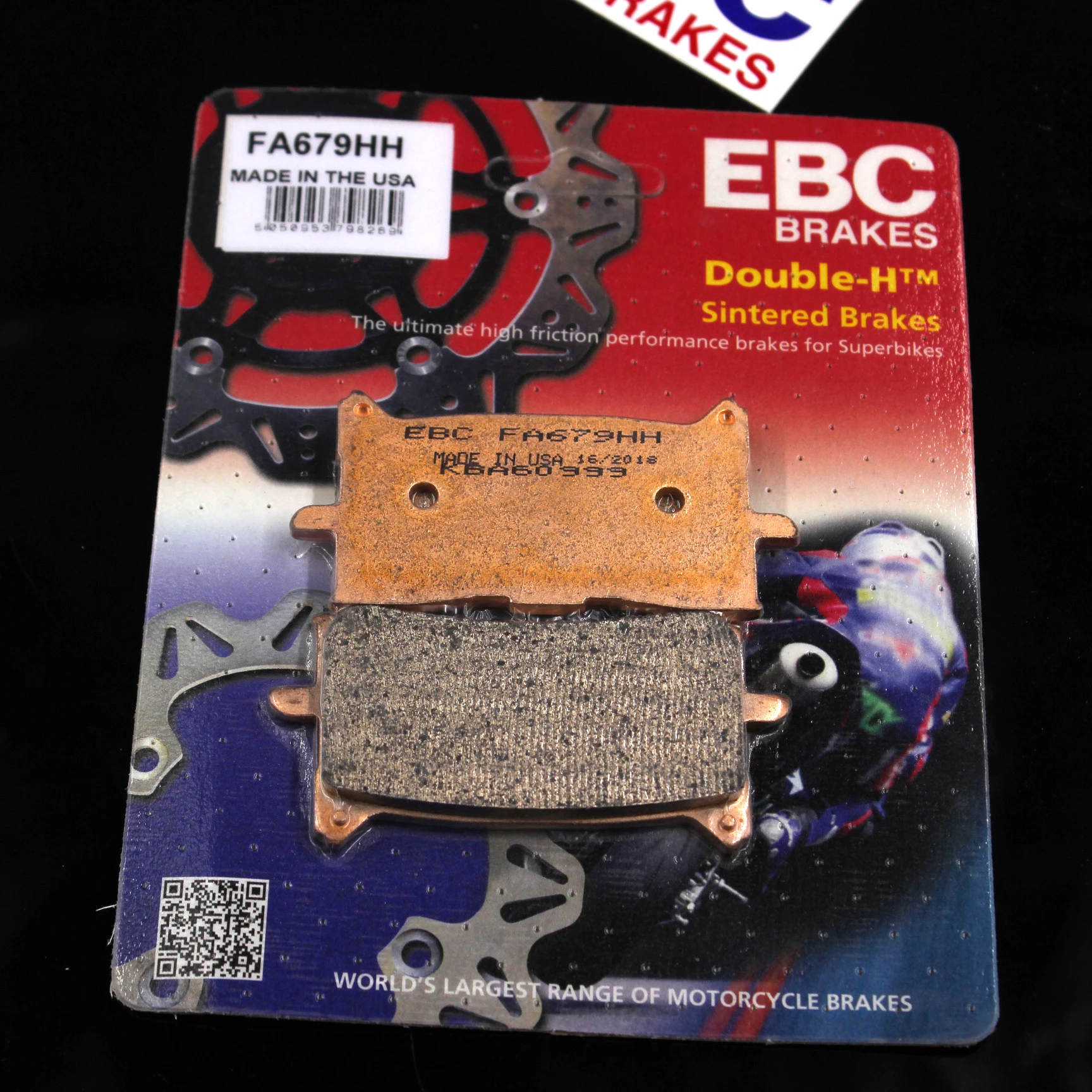 

EBC Original Brake Pad Kit Suitable for Honda CB125R 2018 CB300R CRF1000 ABS DCT 2016-2019 Front Brake Pads Motorcycle Part