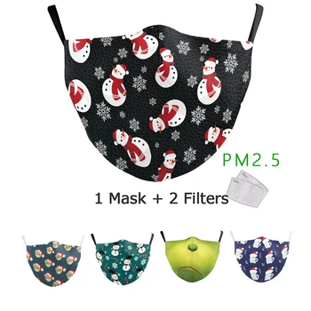 

Cotton Mask Print Adult Face Masks Fabric PM2.5 Protection Filter Mouth Cover Dustproof Windproof Reusable Washable Facemask
