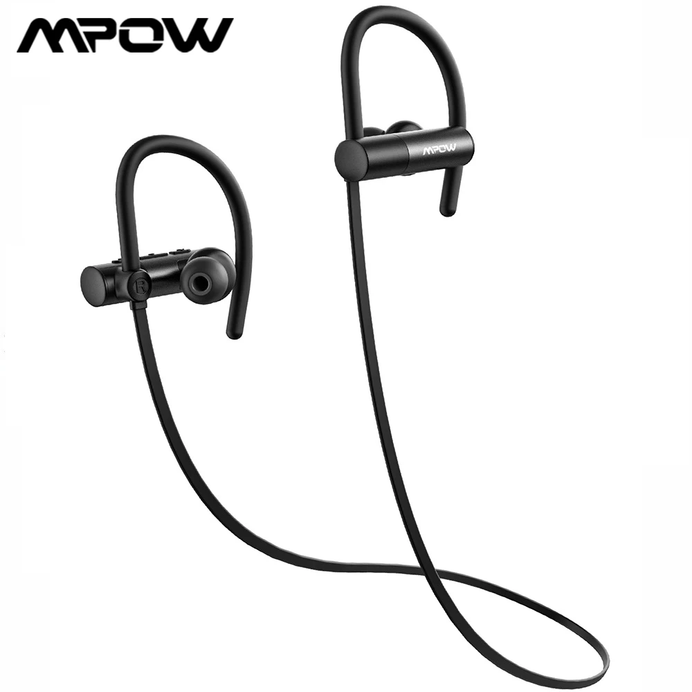 Mpow D4 Bluetooth Беспроводные наушники с HD Hifi звуком IPX6 водонепроницаемые спортивные наушники с микрофоном для IOS Iphone huawei