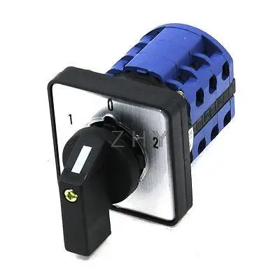 

1.8A/380V 0.2A/220V 16A/380V ON/OFF/ON Rotary Cam 3 Position Combination Switch
