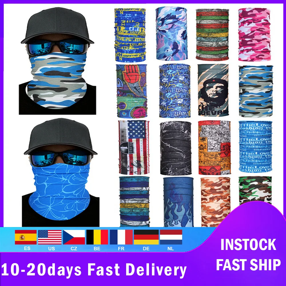 

2pc Outdoor Hiking Bandana Scarves Riding Camping Climbing Scarf Men Women Headwear Decorations Cover For Neck Bandanas Fashion