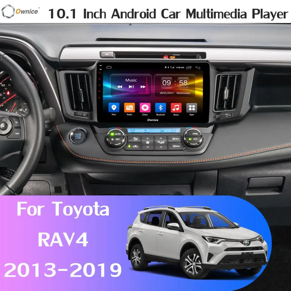 Камера 360 ° Android 9 0 4G RAM + 64G ROM DSP CarPlay Автомобильный GPS радио плеер для Toyota RAV4 RAV 4 2013 2014