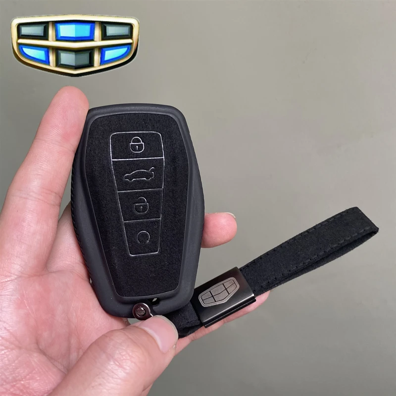 ل جيلي Coolray مفتاح فوب غطاء حالة مفتاح غطاء ل جيلي Coolray 2019 2020 4 أزرار مفتاح حالة Key Case For Car Aliexpress