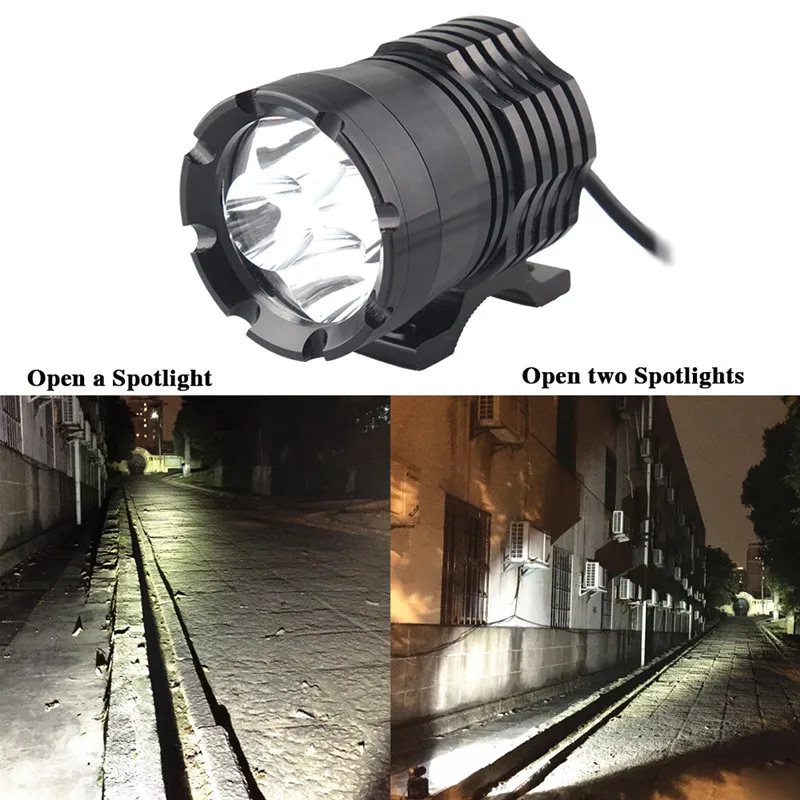 60 Вт мотоциклетные светодиодный Lighting Electric Автомобильные фары внешние пистолет бочки изменение 6-шарик фары для модифицированных автомобилей