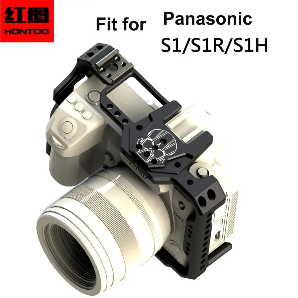 HONTOO S1H камера клетка для Panasonic Lumix S1/S1R/S1H защитный корпус видео Vlog с верхней ручкой