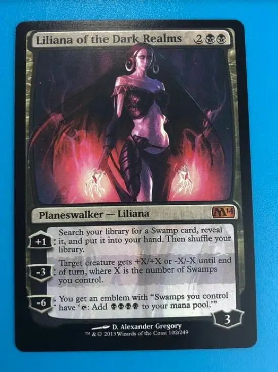 Liliana of the Dark Realms Magic 2014 M14 magician ProxyKing 8 0 VIP прокси-карты для сбора каждой карточки mg. |