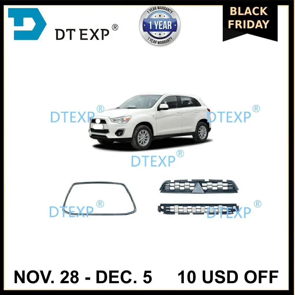 2013- хромированная решетка для OUTLANDER SPORT bumper net для ASX rvr 6402a313 6402a316 6402a332