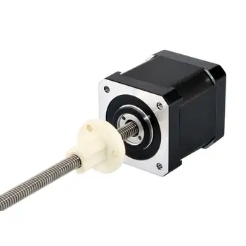 

250mm Length Nema 17 External Linear Stepper Motor 48mm Stack 2.6A 4-lead Nema17 Linear Actuator with POM Screw Nut