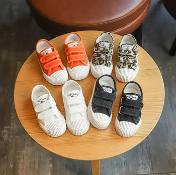 

Children Casual Shoes Unisex Classic Girls leopard Canvas Shoes Student Soft Sneakers for Boys New Toddler Shoes