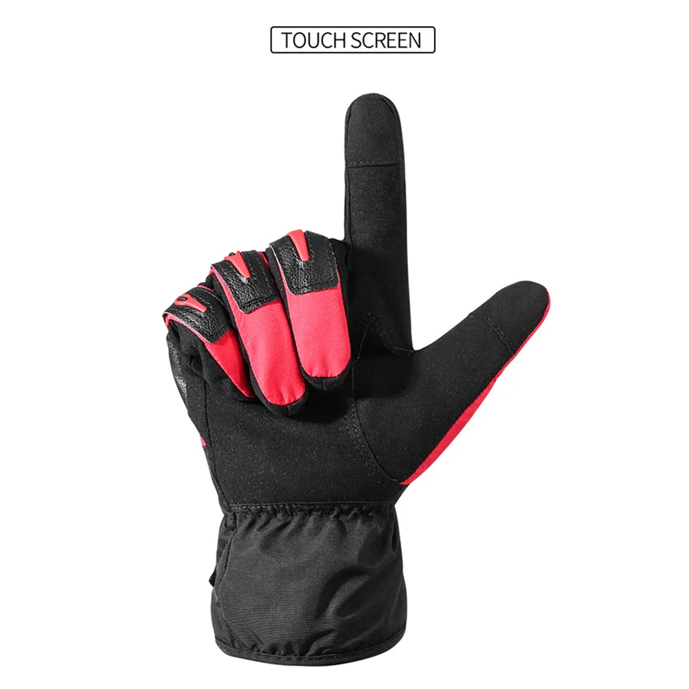 Новые тактические велосипедные перчатки с сенсорным экраном, мотоциклетные перчатки на полный палец, 1 пара