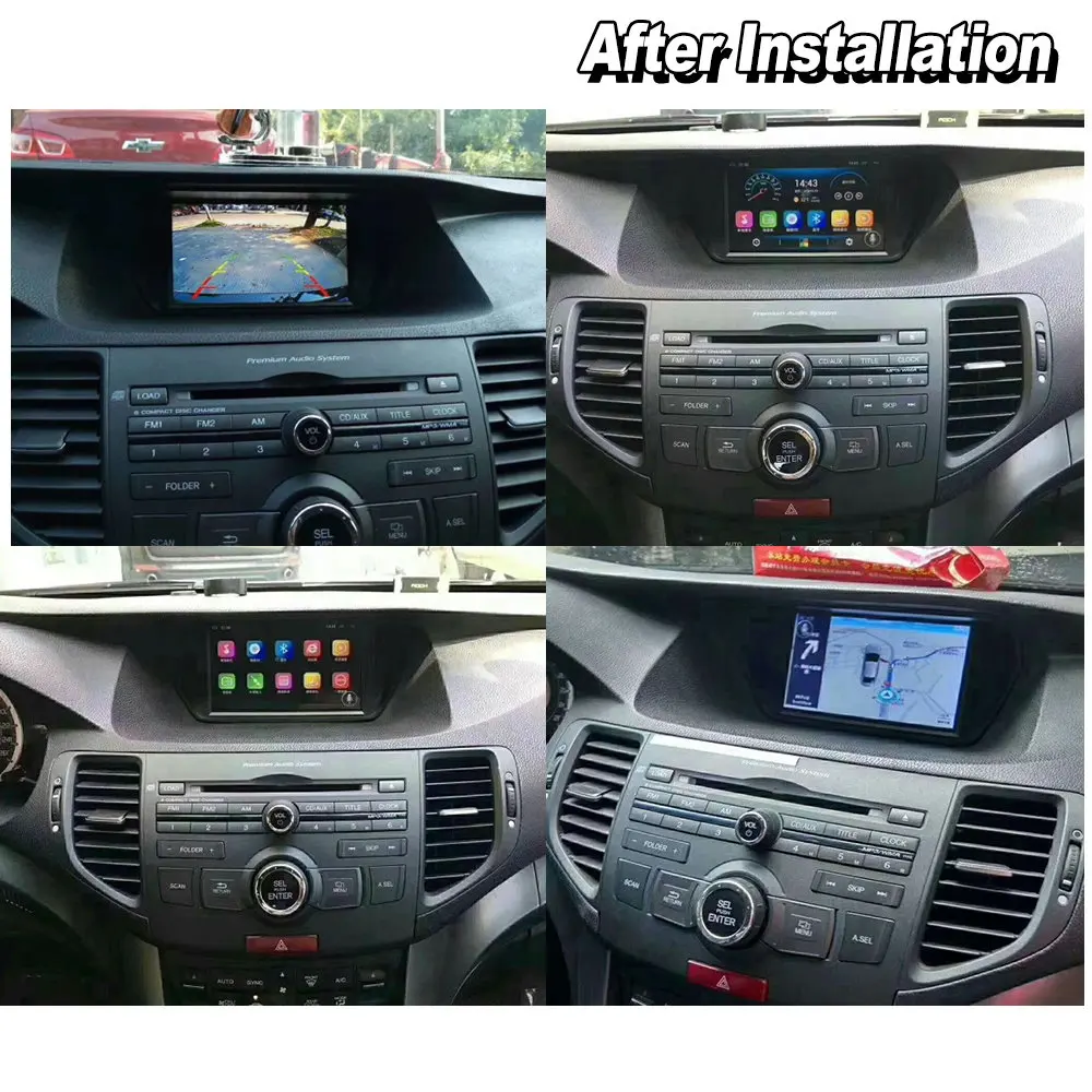 Автомагнитола мультимедийный плеер для Honda Accord 8 Europe 2008 2013 Android видео аудио Carplay GPS