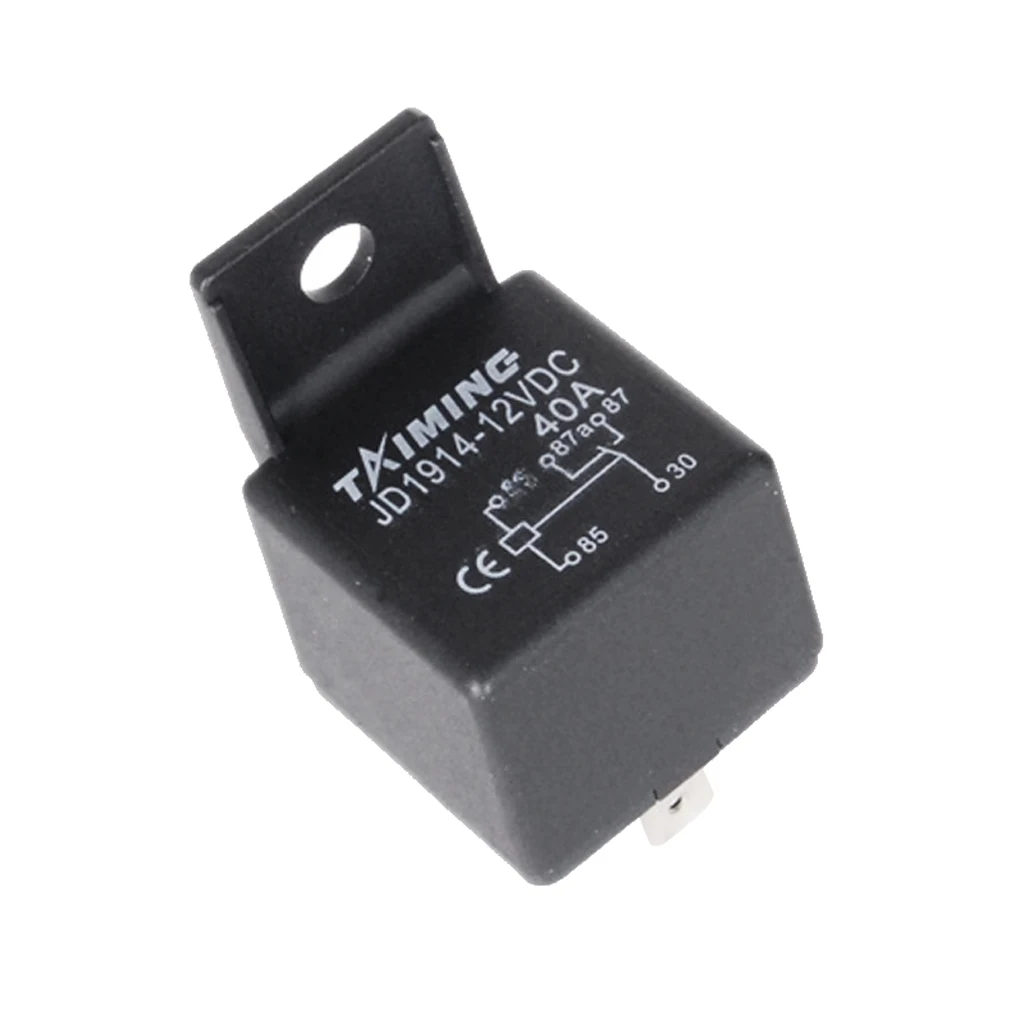 5pin 12V DC 40A Automotive Car Auto Relay SPDA JD1914 High Quality Black