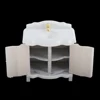 1/12 Doll House Miniatures White Washstand Wash Basin Sink Cabinet Furniture Toy 6
