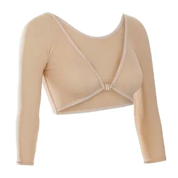 

Invisible Seamless Arm Shaper T-Shirt Compression Mesh Chest Slim Upper Top Black White Fresh Blue Color