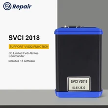 SVCI OBD2 ключевой программист SVCI функция VVDI2 V2015 V2014 SVCI J2534 без ограничений Fvdi abrites commander для обновления vag