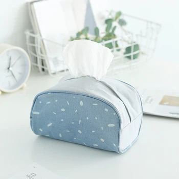 

Tissue Box Cloth Box Home Fabric Colorful Paper Towel Drawing Home Living Room Desktop Drawing Paper Towel Covering Paper Box