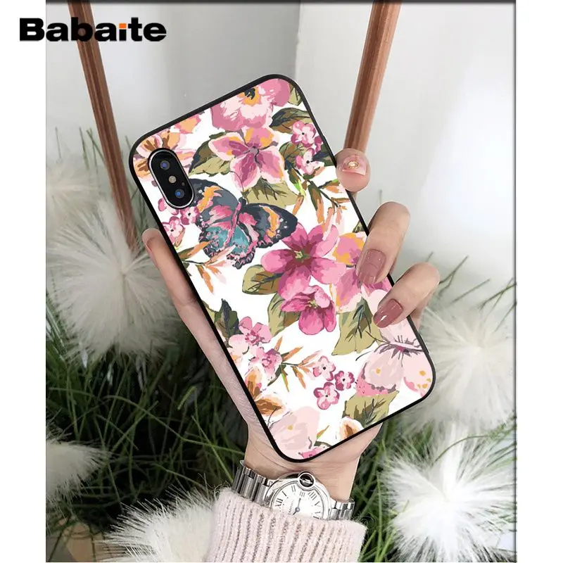 Kawaii Japanese anime pink flowers
