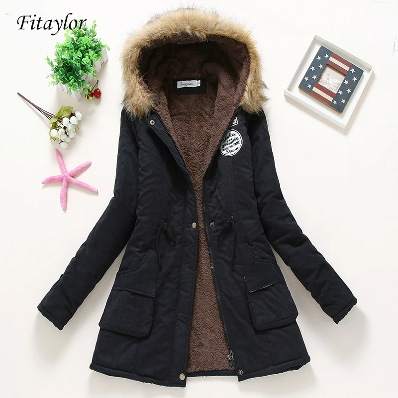 Женская Стеганая куртка парка с капюшоном средней длины|winter padded coat women|padded coats