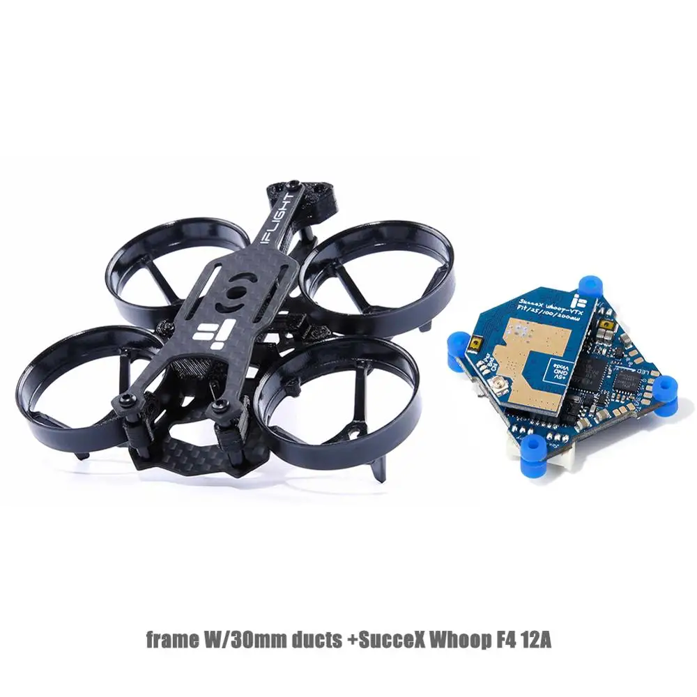 IFlight TurboBee 66R 66 мм микро FPV Гоночная рама с BeeMotor 0804 12000KV/15000KV мотор/sucex Whoop F4 12A стек для FPV - Цвет: frame with stack