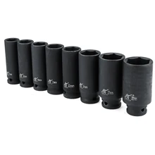 1/" Drive 17 мм Duty Deep Impact Socket 6 Point Hub Axle шпиндельная гайка инструмент Deep Impact Socket
