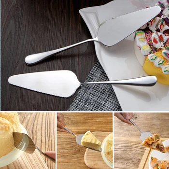 

1Pc Cake Shovel Knife Pie Pizza Cheese Server Cake Divider Knives Stainless Steel Baking Tools