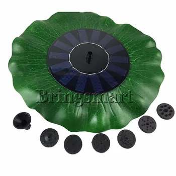 

Free Shipping SR-160F1HY38 Solar Simulation 38*38CM Lotus Leaf Fountain 8V DC Brushless Fountain Pump with Solar Panel