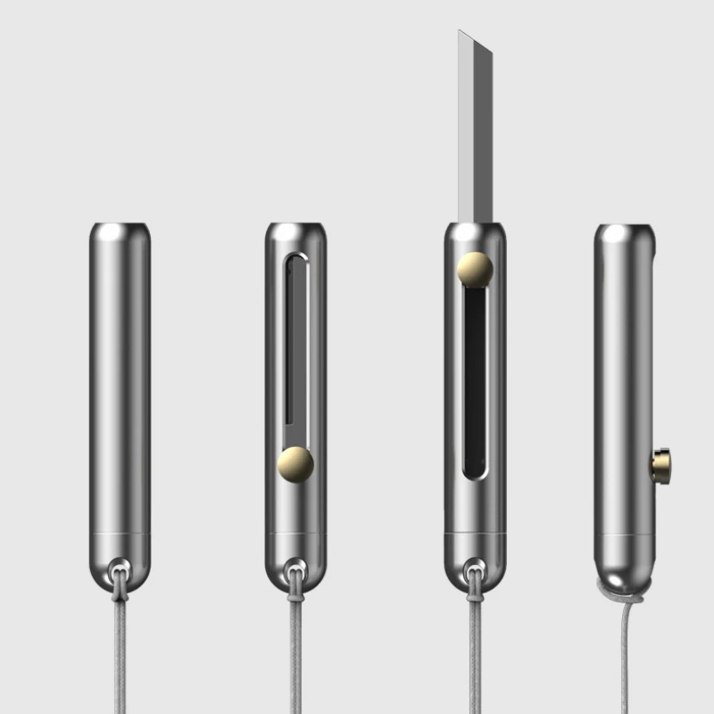 Креативный Мини Выдвижной Карманный нож портативный микро лезвие карманный для