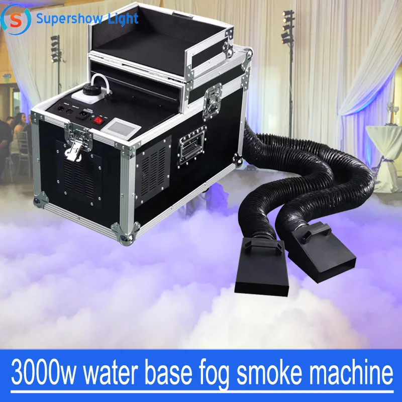 New3000WDoubleOutletWaterFogMachine3KWWaterBaseLowGroundFog