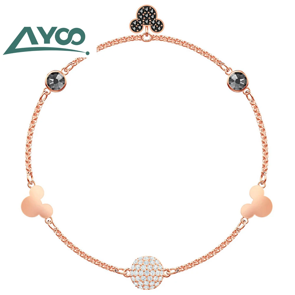 AYoo высокое качество SWA My mouse Модный классический узор мышь женский браслет