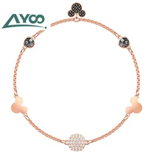 AYoo высокое качество SWA My mouse Модный классический узор мышь женский браслет