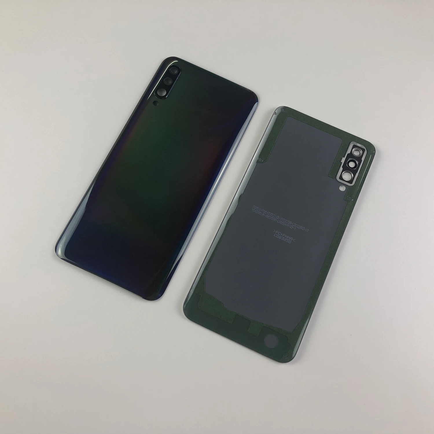 Для SAMSUNG Galaxy A50 A505 A505F A505DS Корпус задняя крышка батареи с наклейкой клей+ крышка объектива камеры+ логотип