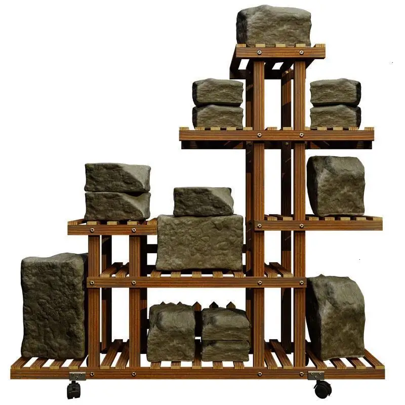 Jardin гостиная деревянные полки Etagere горшок для стойки открытый Stojak Na Kwiaty балкон